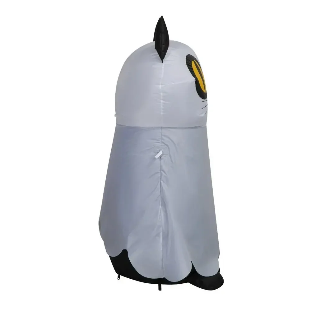 Way to Celebrate Halloween Cat in Ghost Costume Airblown Inflatable New